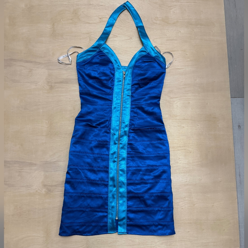 Morgan & Co. Vibrant Blue Dress